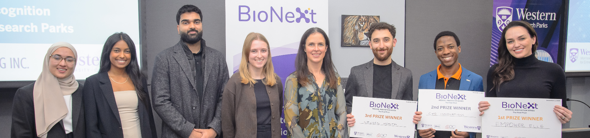 Finalists in the 2025 BioNext Medical Innovation Pitch Competition